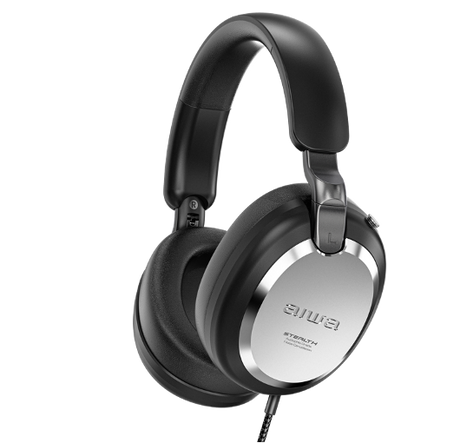 Aiwa HD-450TN trådløse hovedtelefoner, Titanium