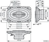 Pioneer TS-A4671F Bilhøjttaler (210W, 4"x6")