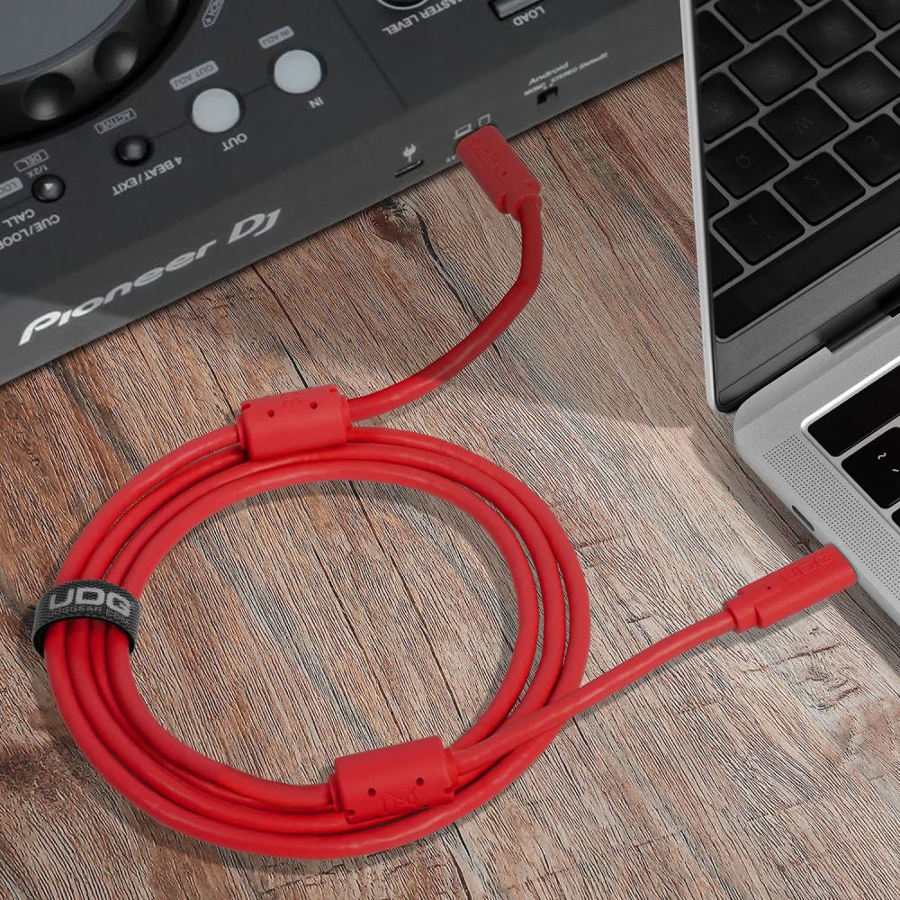 UDG Ultimate Cable USB 3.2 C-C Rød Straight 1,5m