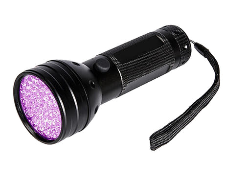 UV Lommelygte m. 51 LED dioder