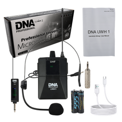 DNA UWH 1 Trådløst Headset Mikrofon System med Bodypack