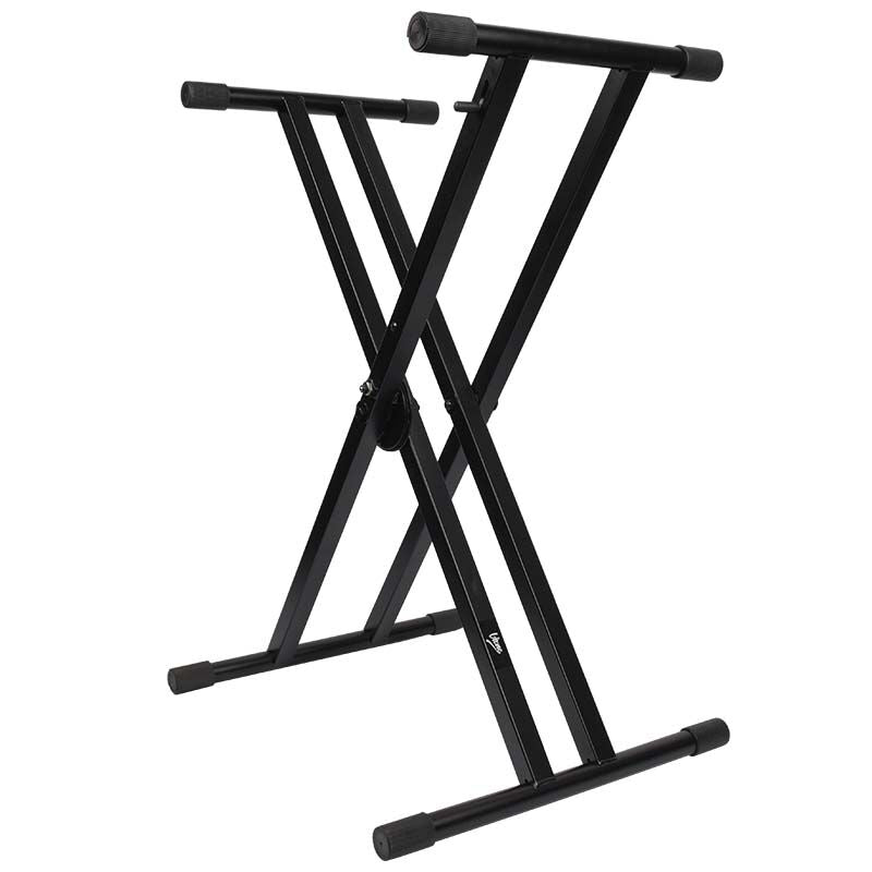 Keyboardstativ ,selvjusterende med sikkerhedslås