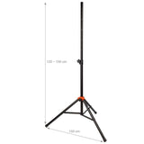 DELUXE Højttalerstativ 120-190 cm (60 kg)