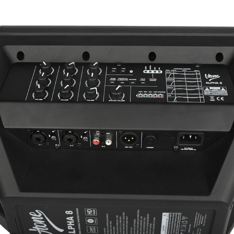 V-TONE ALPHA 8 aktiv højttaler med batteri