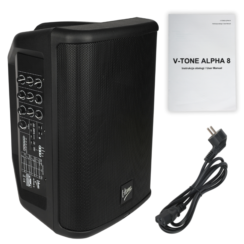 V-TONE ALPHA 8 aktiv højttaler med batteri