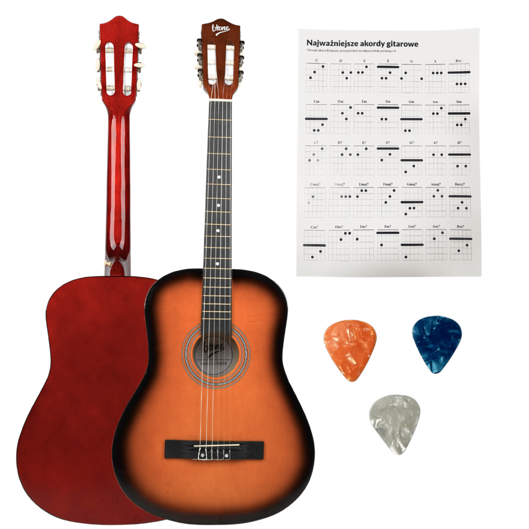 V-Tone BCG SB klassisk begynderguitar 4/4, Sunburst