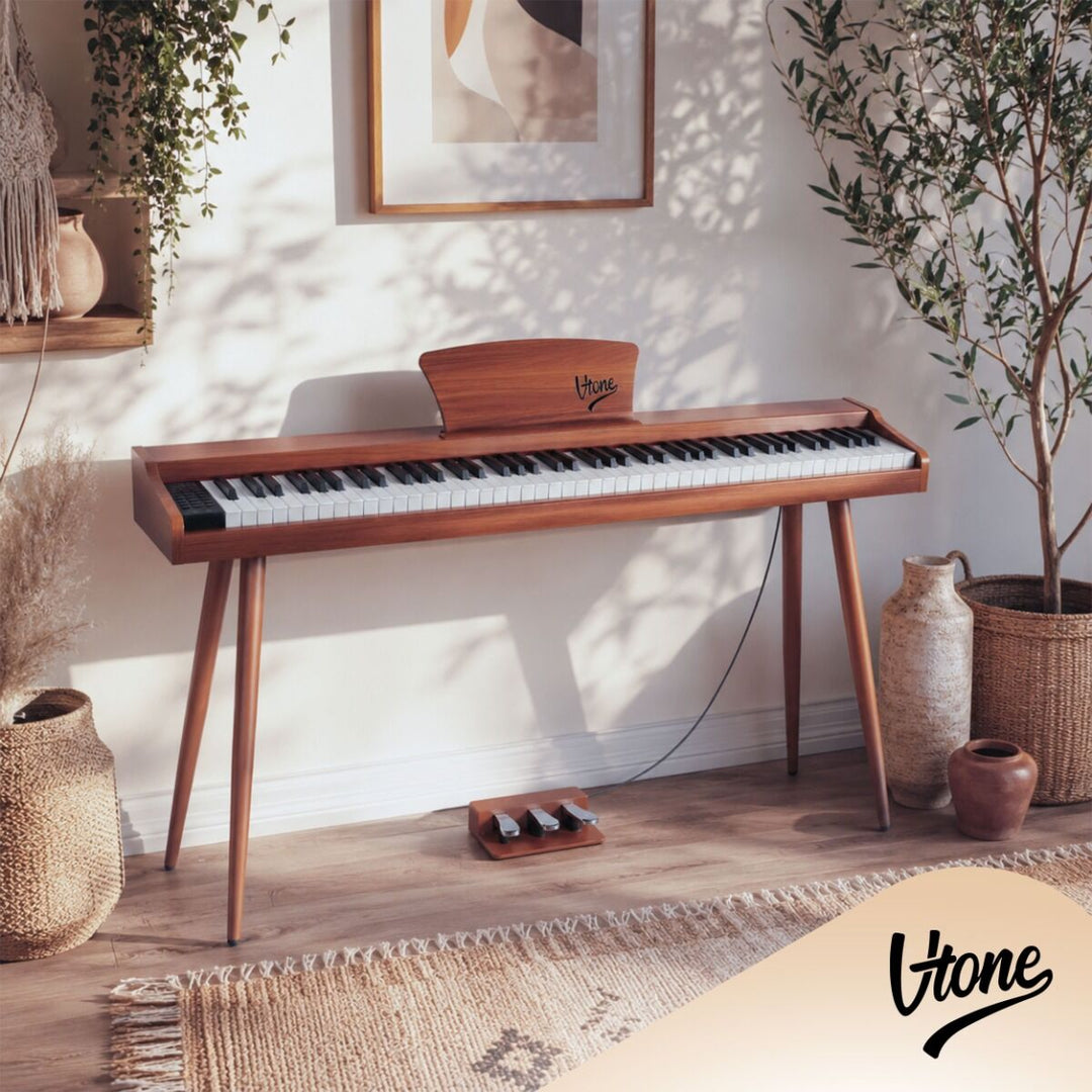 V-TONE BL-130 El-Klaver (Mørk træ)