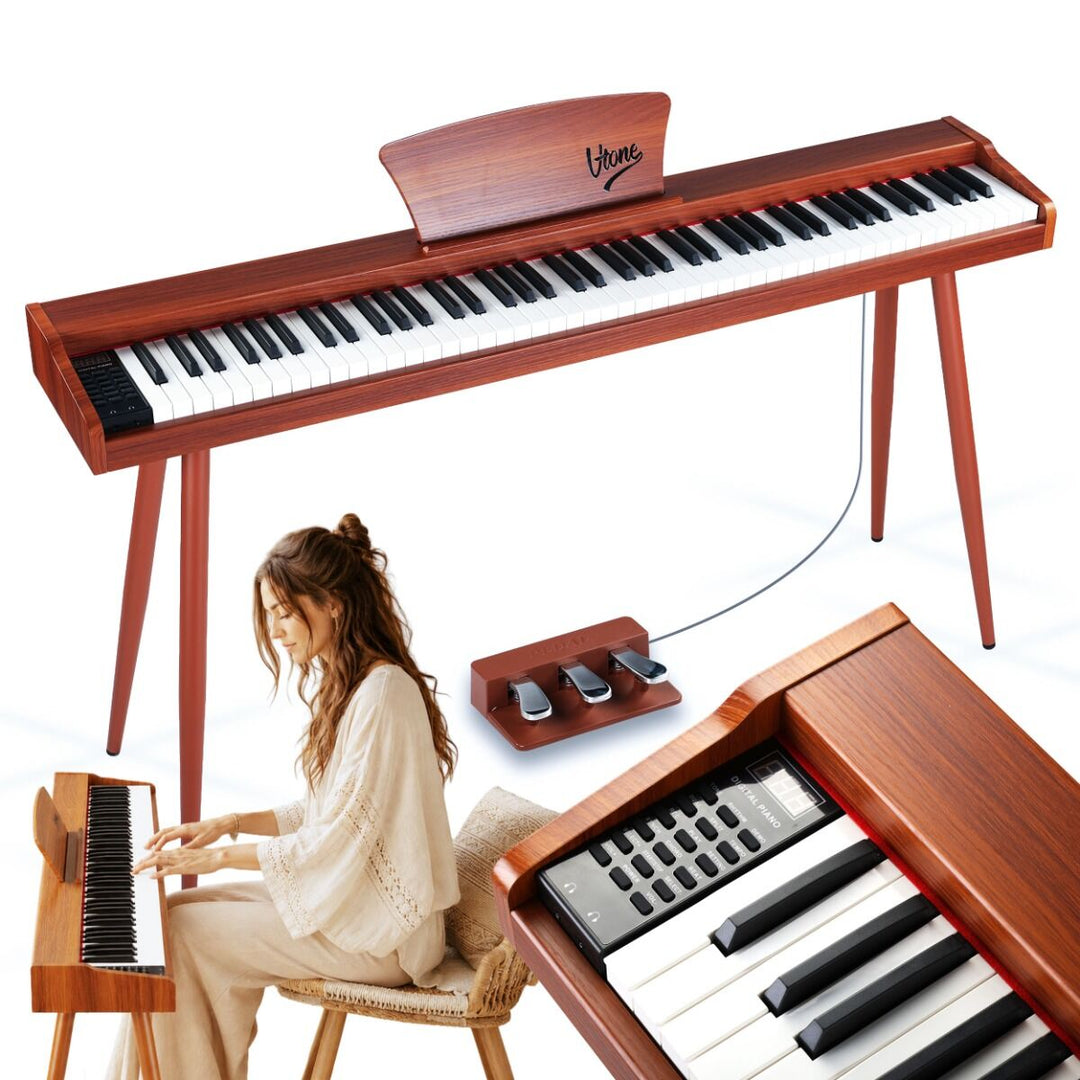 V-TONE BL-130 El-Klaver (Mørk træ)