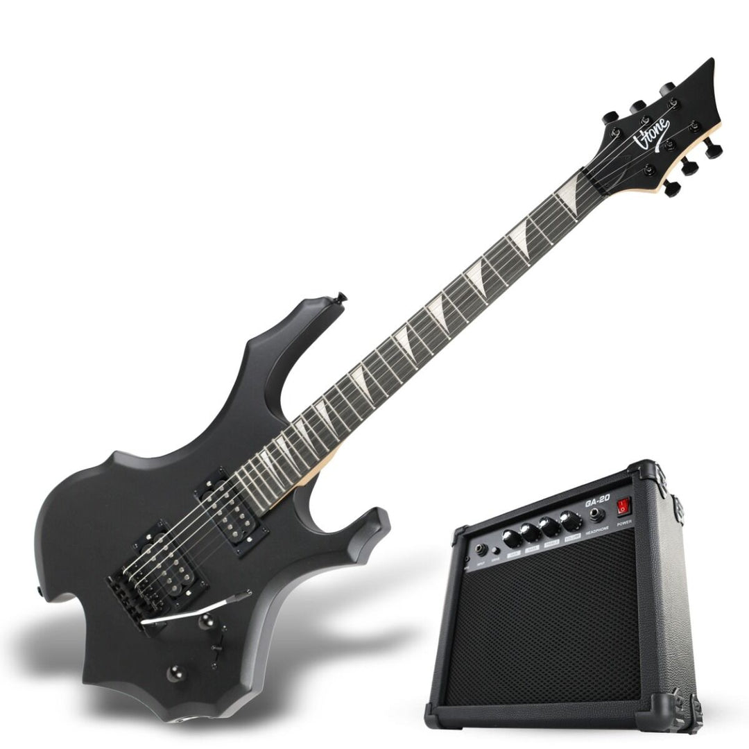 V-TONE EGS 39 MBK elektrisk guitarpakke 4/4, sort