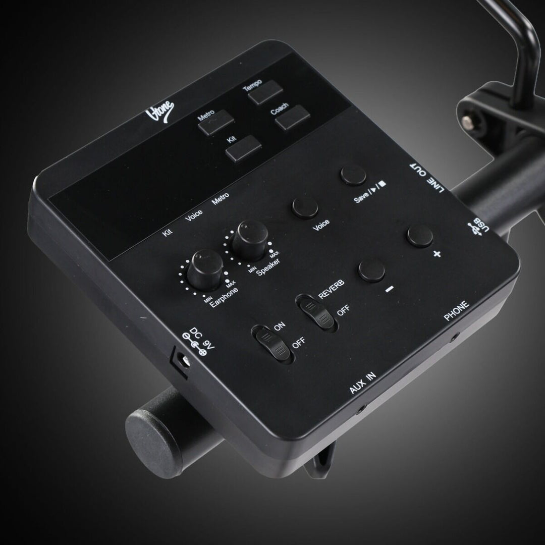V-TONE ELD1 Elektronisk Trommesæt med 7 Belyste Mesh-Pads