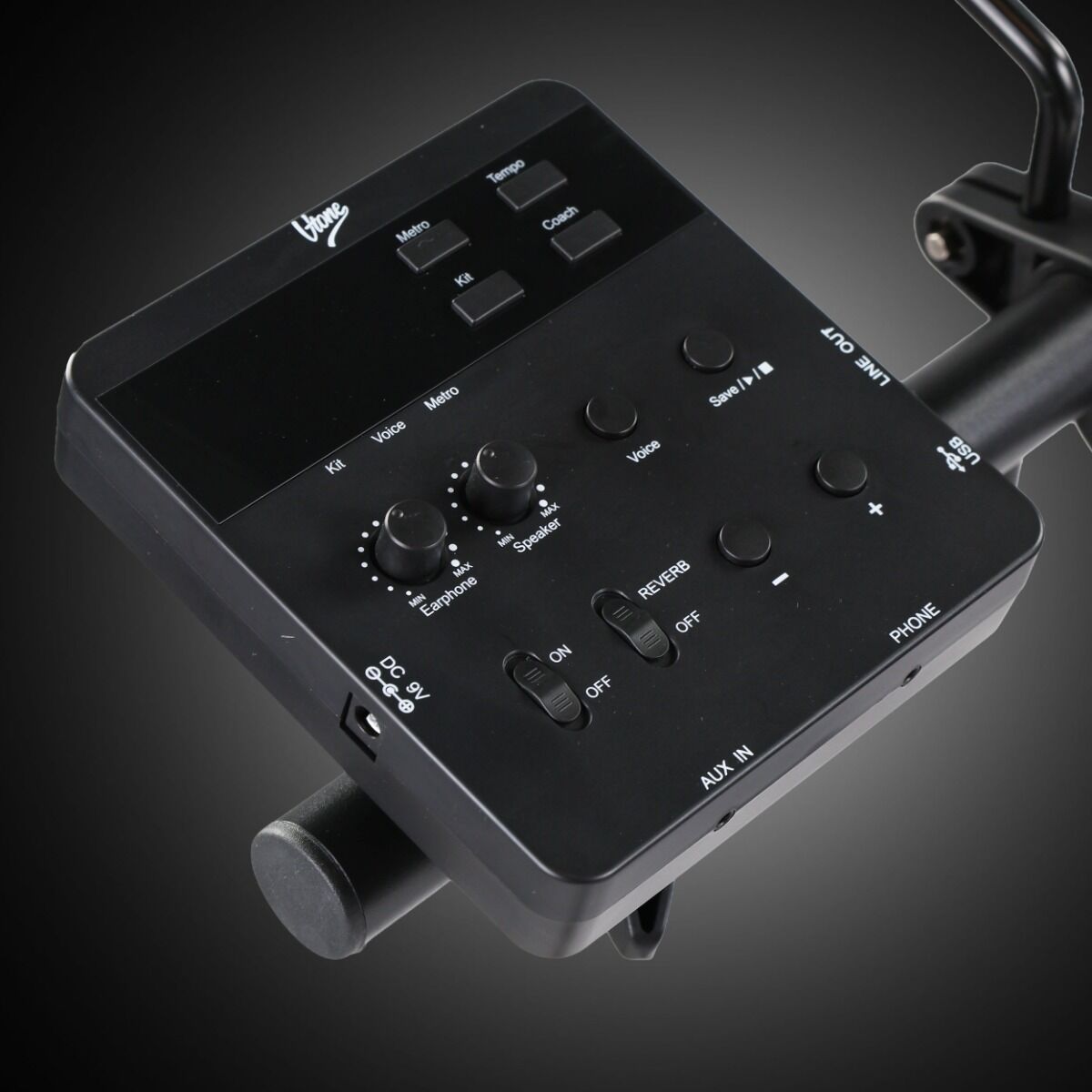 V-TONE ELD1 Elektronisk Trommesæt med 7 Belyste Mesh-Pads