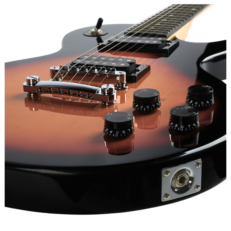 V-Tone ESLP39 SB 4/4 Les Paul elguitarsæt med forstærker, Sunburst