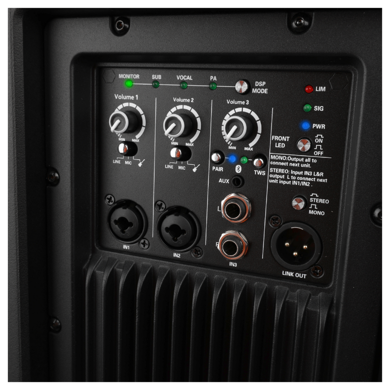 V-TONE FPX 12" aktiv Højttaler (400W) DSP
