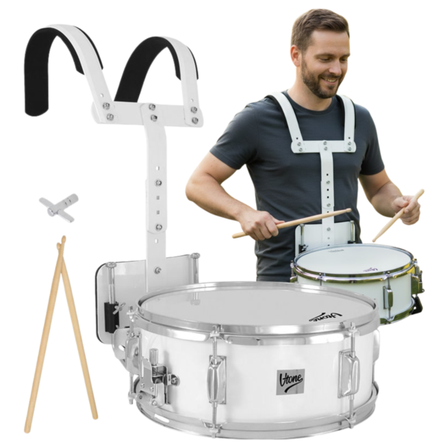 V-TONE MSD 14 march-lilletromme med bæresele