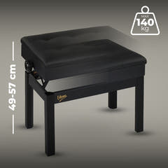 V-TONE PB2 BK Klaverbænk – Justerbar 49–57 cm
