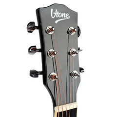 V-TONE VEAG1 CE BK elektro-akustisk guitar 4/4 dreadnought cutaway sort