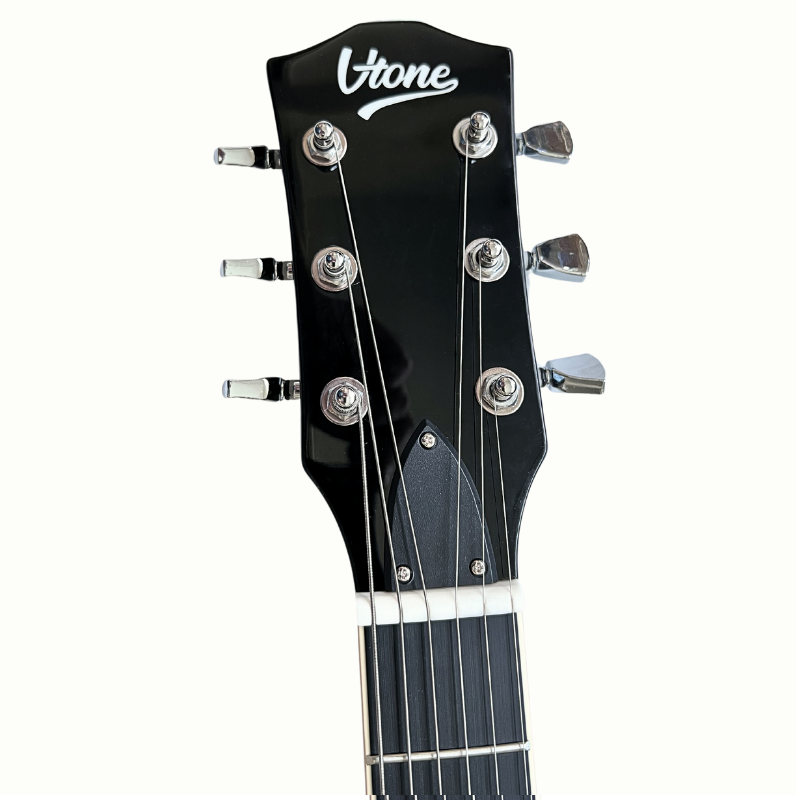V-TONE VLP1 BK Elektrisk Guitar 4/4 Les Paul HH – Black Gloss
