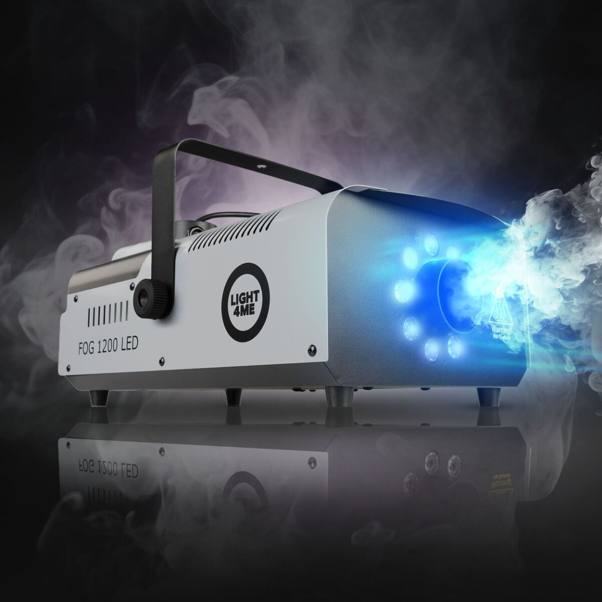 Light4Me Fog 1200 LED Røgmaskine 1200W med RGB LED & DMX