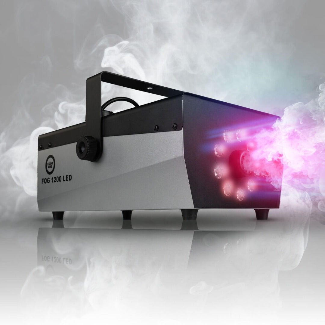 Light4Me Fog 1200 LED V2 Røgmaskine 1200W med RGBW LED & DMX