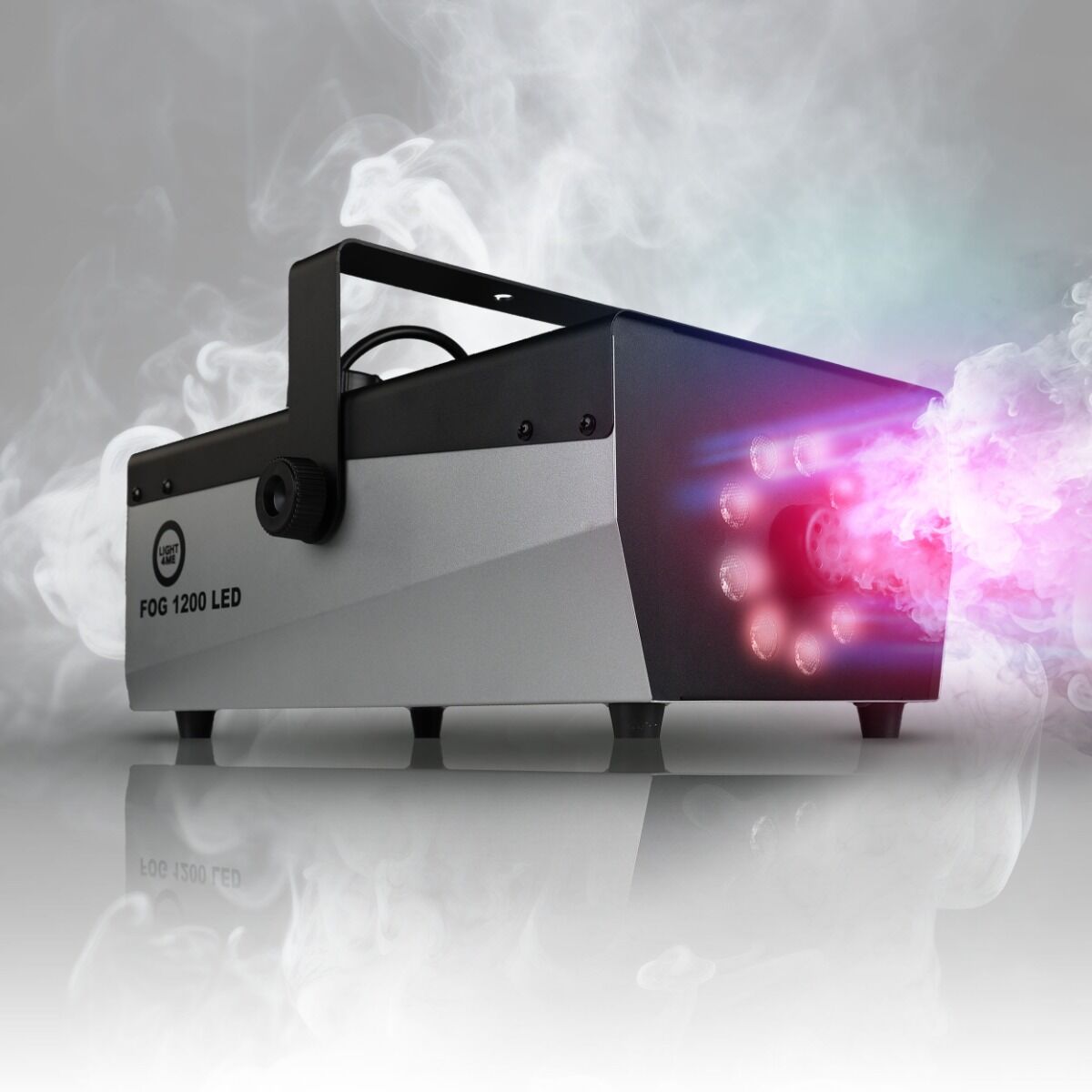 Light4Me Fog 1200 LED V2 Røgmaskine 1200W med RGBW LED & DMX