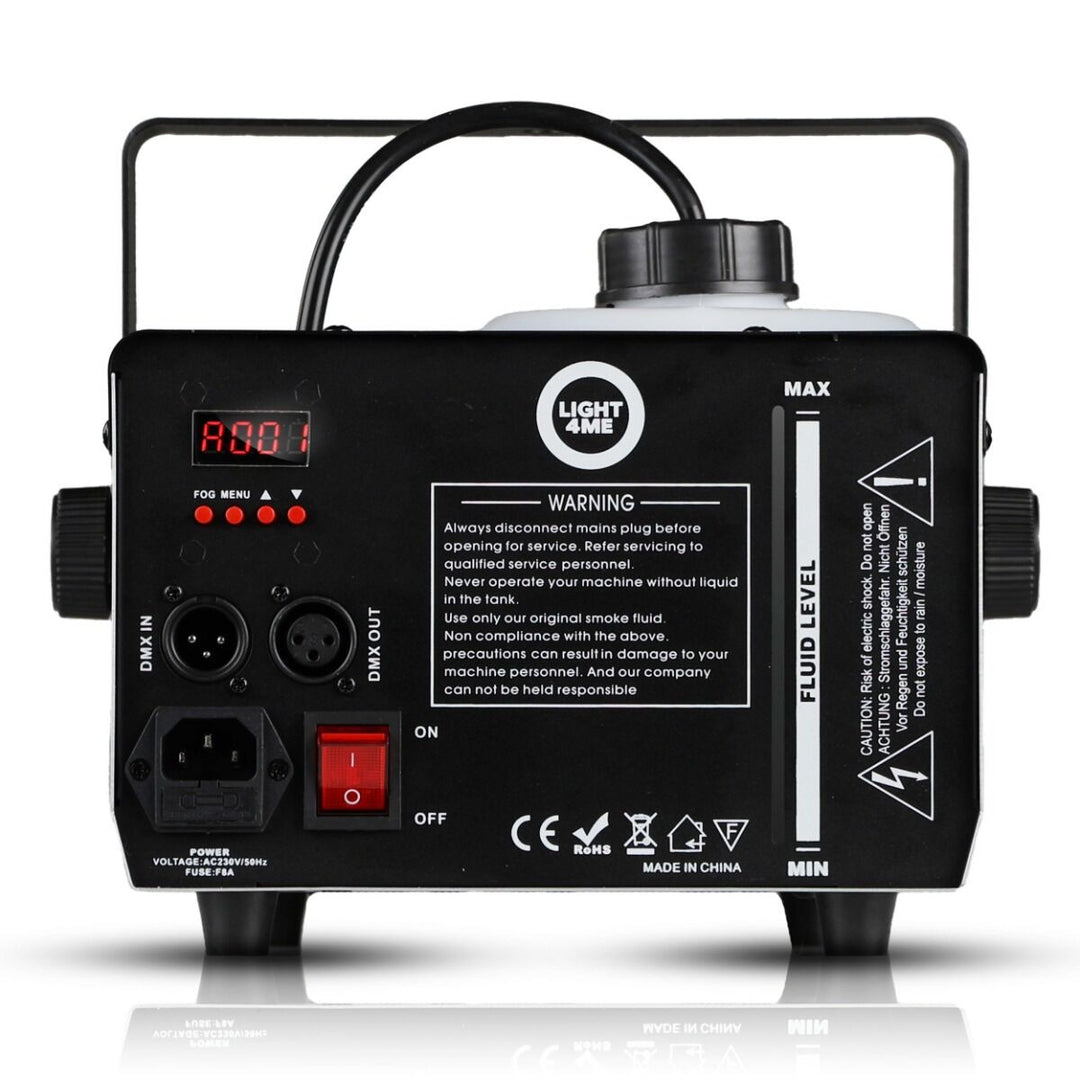 Light4Me Fog 1200 LED V2 Røgmaskine 1200W med RGBW LED & DMX