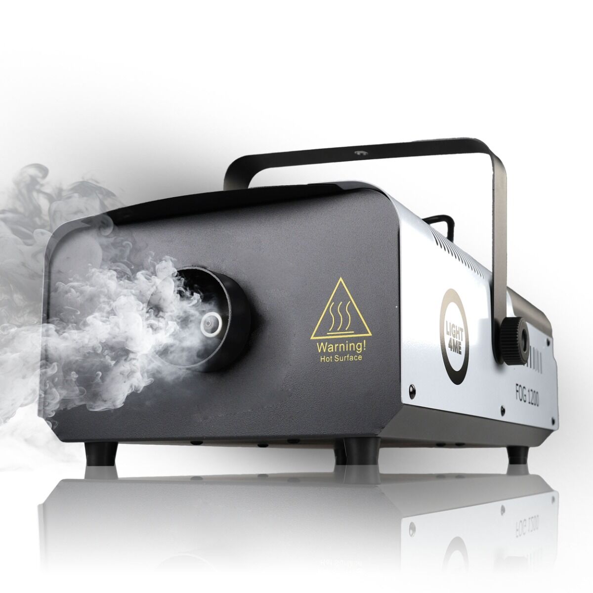 Light4Me Fog 1200 Røgmaskine 1200W med Trådløs & Kablet Fjernbetjening