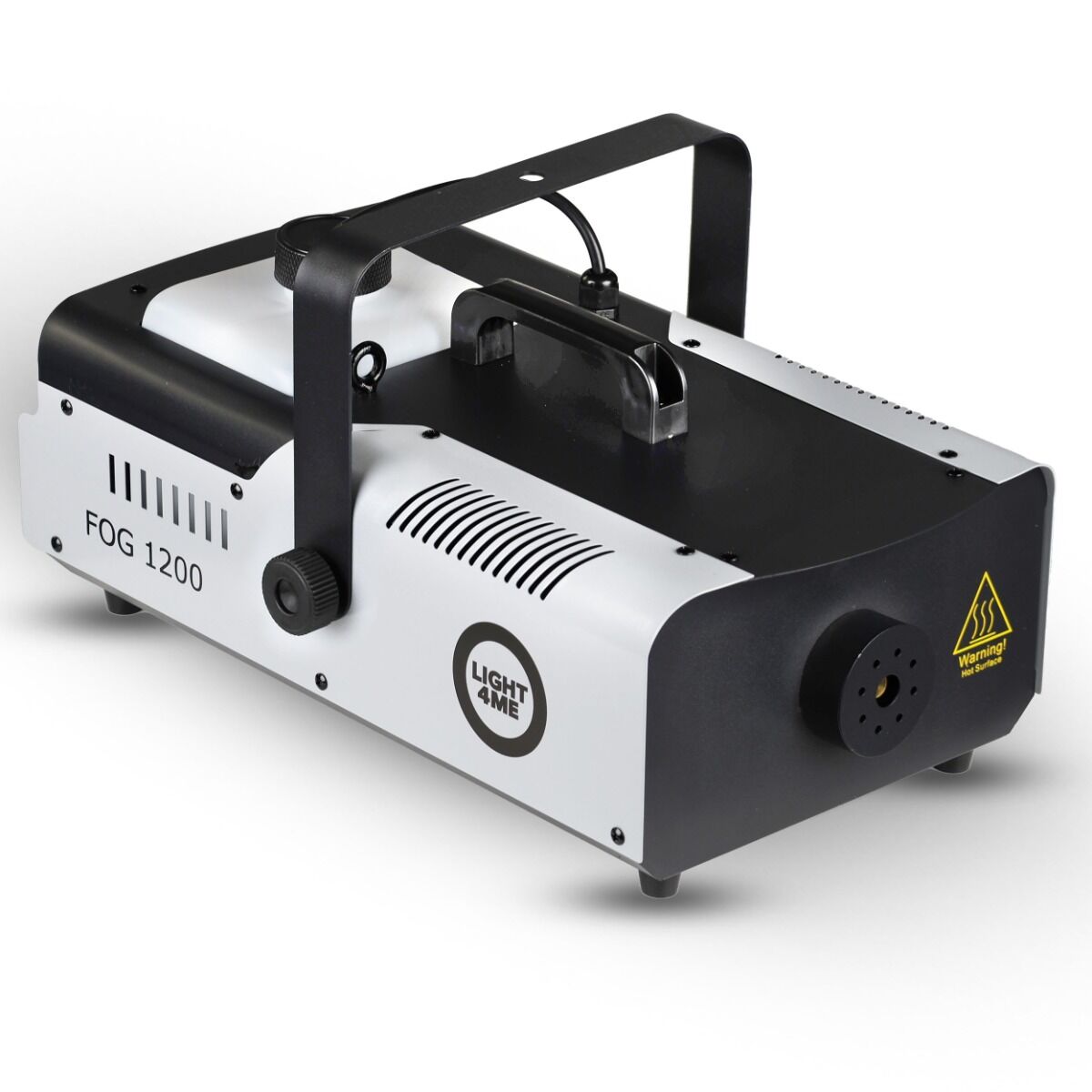 Light4Me Fog 1200 Røgmaskine 1200W med Trådløs & Kablet Fjernbetjening