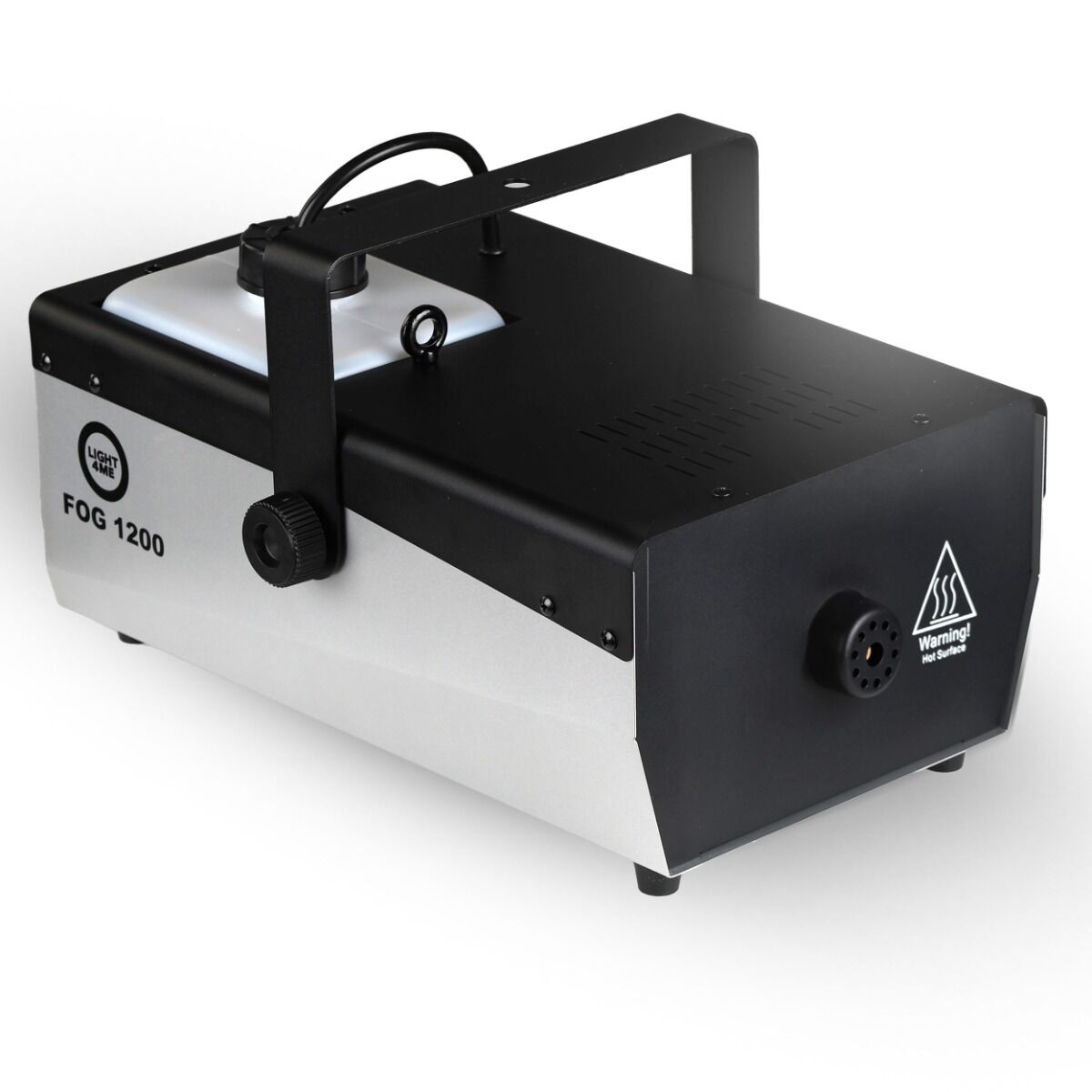 Light4Me Fog 1200 V2 Røgmaskine 1200W med Trådløs Fjernbetjening & DMX