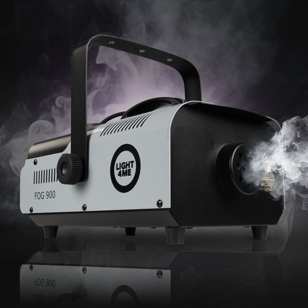 Light4Me Fog 900 Røgmaskine 900W med Trådløs Fjernbetjening
