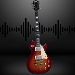 V-TONE VLP1 BS Elguitar 4/4 Les Paul Honey-Wine